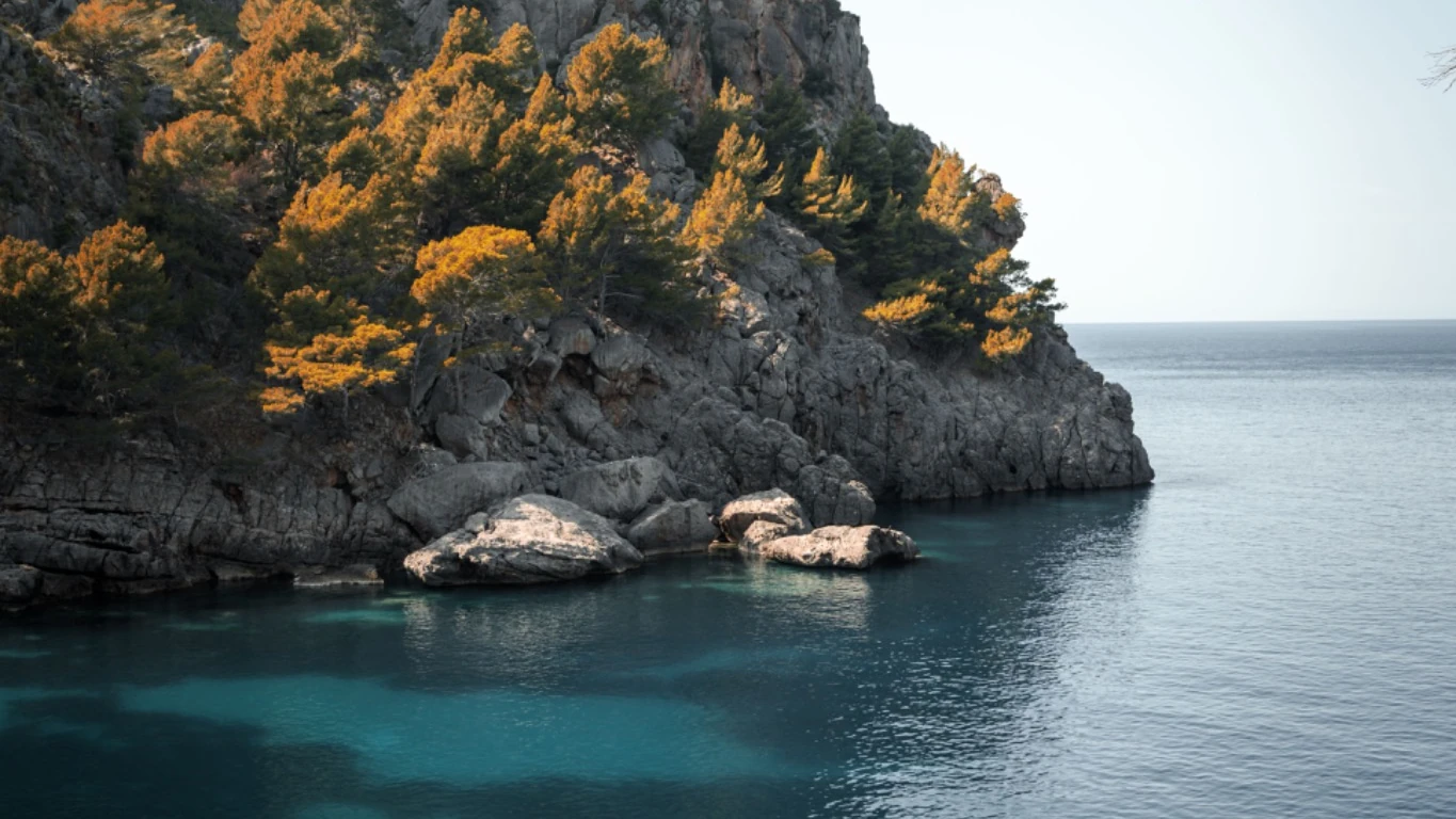 Baai op Mallorca